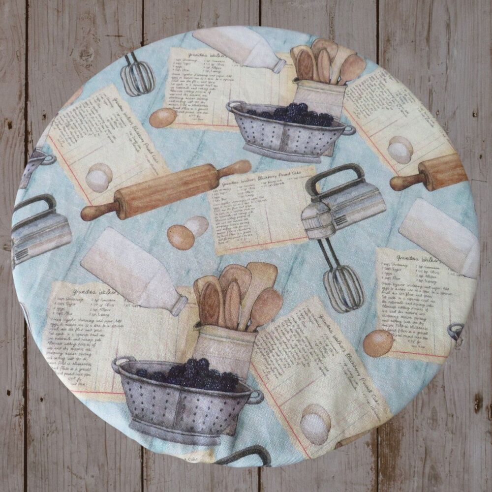 Kitchenaid Bowl Cover Reversible Baking Supplies and Country Floral